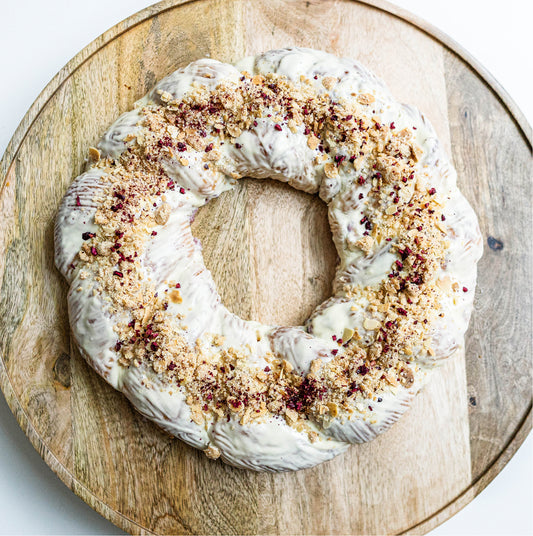 Kohupiima-kirsi kringel