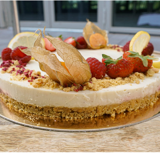 Vaarika-sidruni tort 1kg (Vegan)