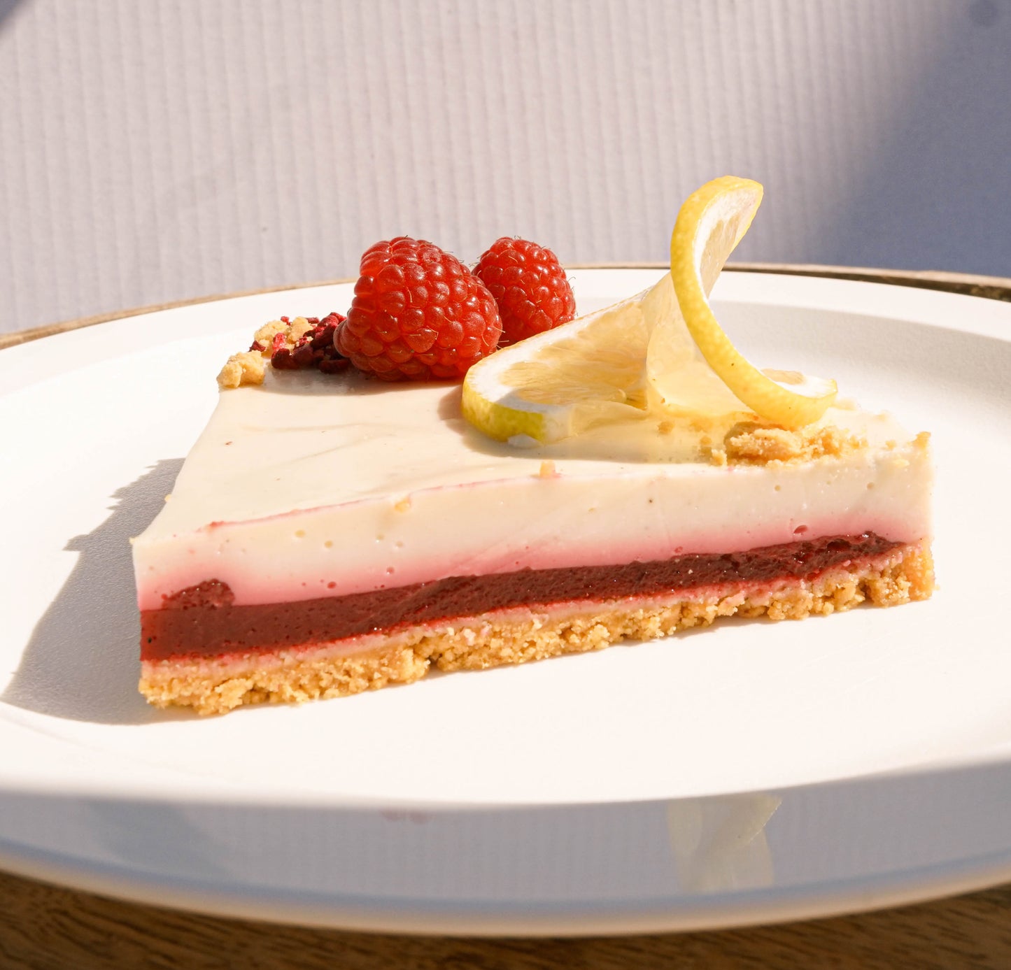 Vaarika-sidruni tort 1kg (Vegan)